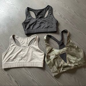 Bundle of 3 small sports bras